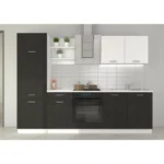 Cuisine complète PREGO 270 cm Gris Chromix