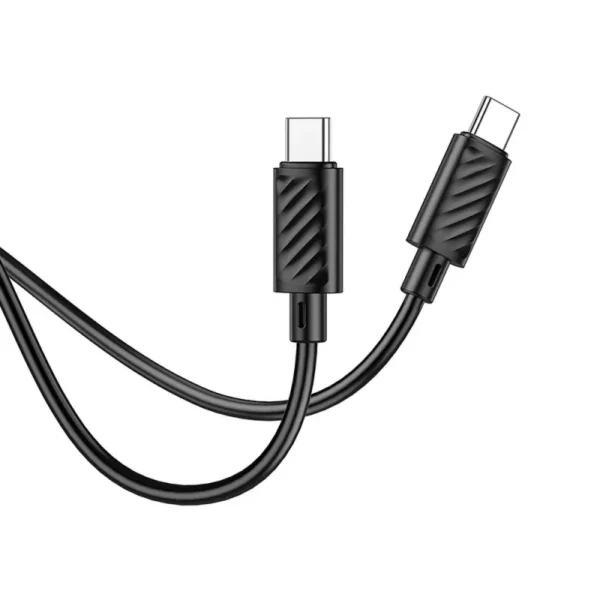 Câble USB-C vers USB-C Hocco X88 Noir – Image 4