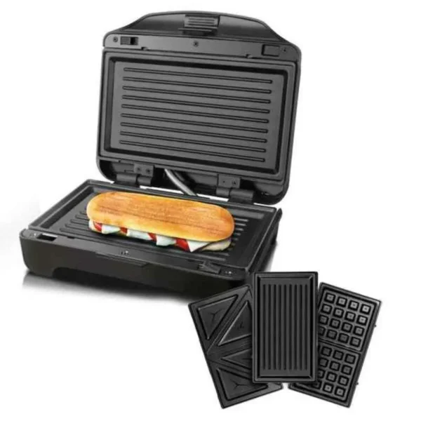 Appareil A Croque-monsieur - Grill Et Gaufres Taurus 968411 – Image 2