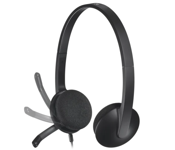 Casque-micro filaire USB Logitech Headset H340 – Image 5