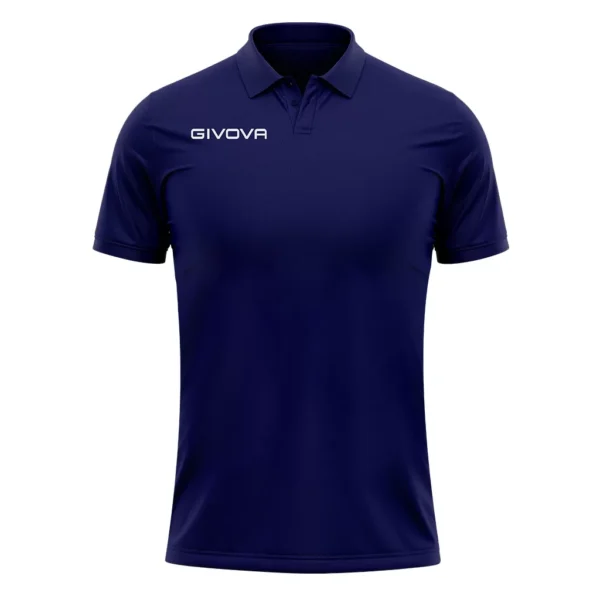Polo piqué coton Givova Summer MA005-0004 Marine
