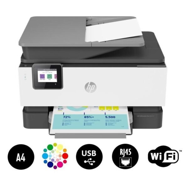 Imprimante Jet d'encre multifonction HP OfficeJet Pro 9013 Wi-Fi Réseau
