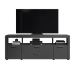 Meuble TV Dura Anthracite 181×68×42 cm