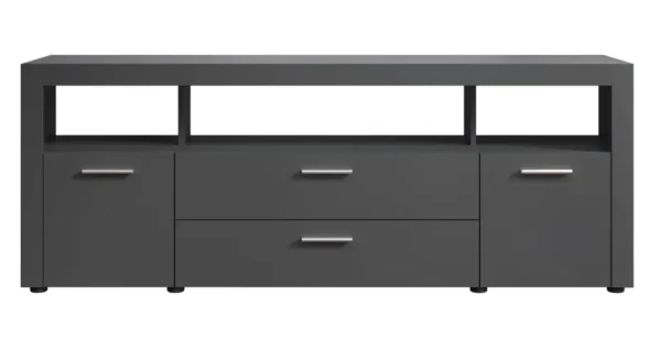 Meuble TV Dura Anthracite 181×68×42 cm – Image 6