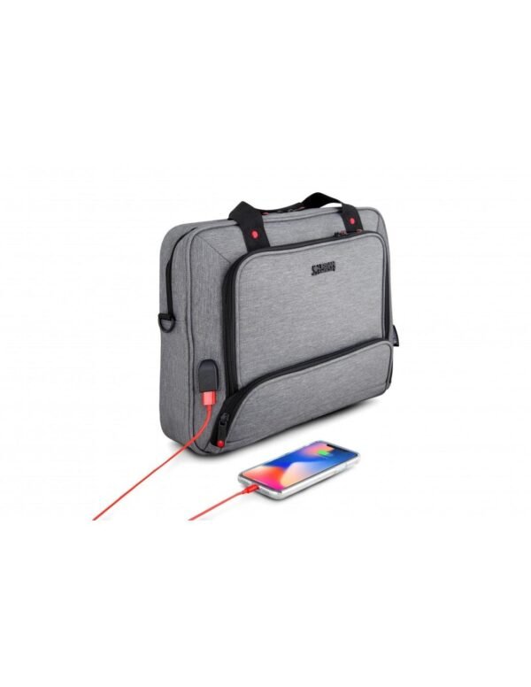Sacoche 15.6" pour PC portable Urban Factory MTE15UF prise de charge USB – Image 4