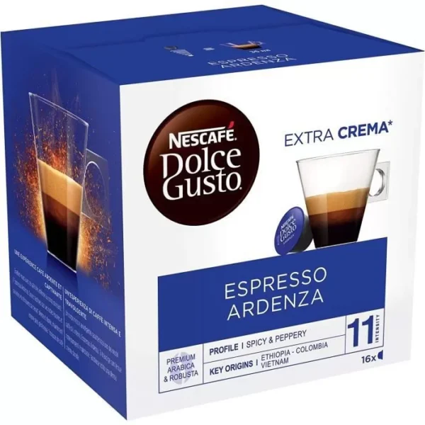 16 Capsules de café Nescafé Dolce Gusto Espresso Ardenza