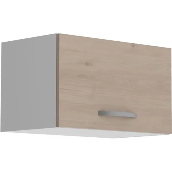 Meuble haut 1 porte Décor Chene Jackson 60x36x35 cm
