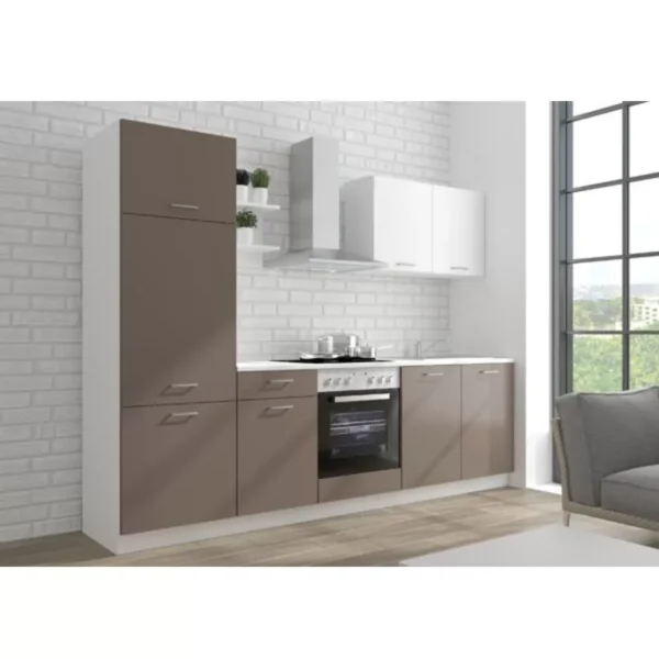 Cuisine complète PREGO 270 cm Beige