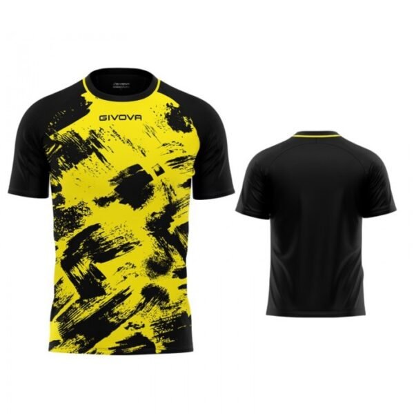 Maillot Givova MAC050710 Jaune Noir – Image 2