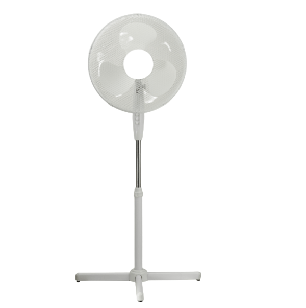 Ventilateur sur pied 40cm  7line F1607 Blanc