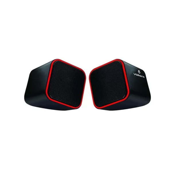 Haut-parleur 2.0 Volkano VB-702 Diamond Series Rouge