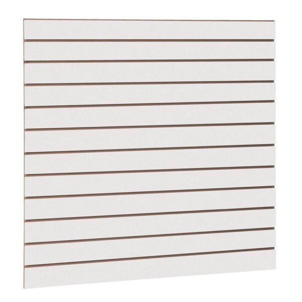Panneau rainuré 240x120 cm blanc