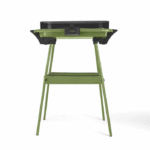 Barbecue électrique sur pieds ou table 2000W DOM297K Livoo Vert Kaki