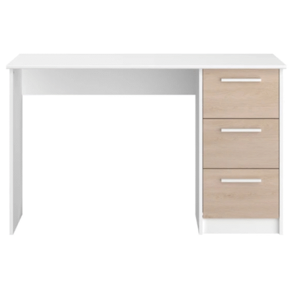 Bureau 3 tiroirs Infinity L121 x H74 x P55 cm – Image 3