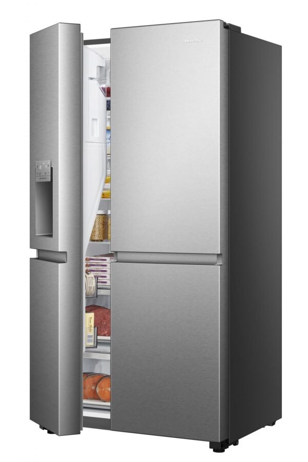 Réfrigérateur américain Connecté 632L Hisense RS818N4TIE Silver – Image 7