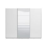 Armoire portes coulissantes Mondego 270 170×66×225 cm Blanc
