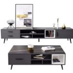 Ensemble Table basse et Meuble TV mural Nebraska