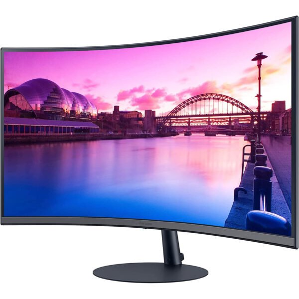 Ecran incurvé 32'' Samsung LS32C390EAUXEN VGA/HDMI Haut-parleurs Noir – Image 3