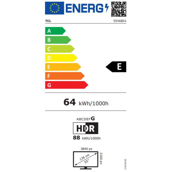 Téléviseur 55" TCL 55V6B  4K Google TV  Wi-Fi/Bluetooth – Image 5