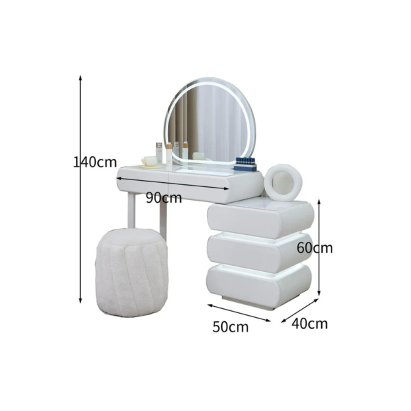 Coiffeuse LED avec Fauteuil - 2202 – Image 6