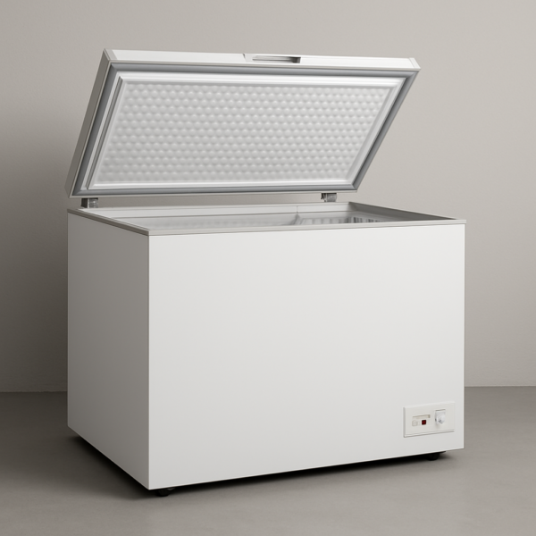 Congélateur coffre 412L  Evolu EV-412JA Blanc