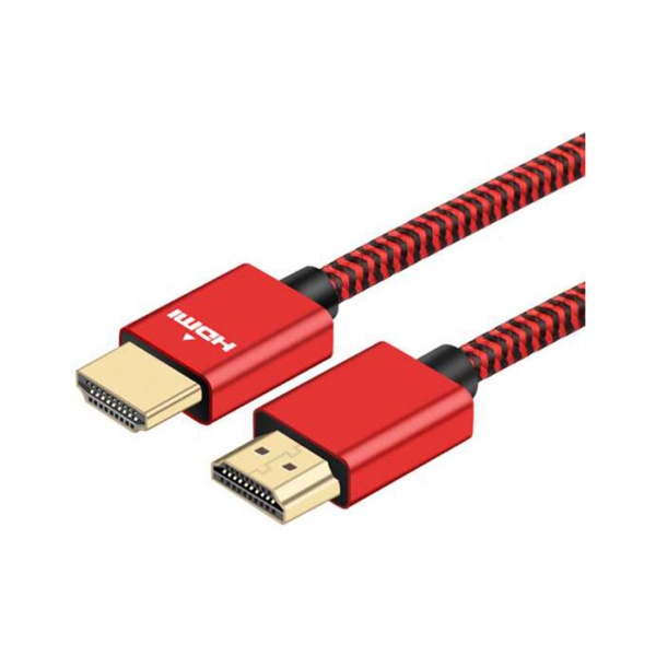 Câble HDMI 2M 4K Merlin M-2HDMI-R Rouge