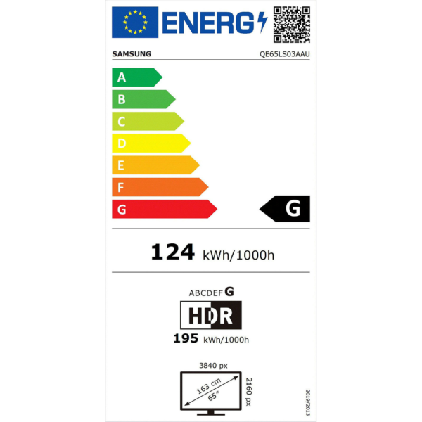 Smart TV QLED 64"(163cm) HDR Samsung - QE65LS03A – Image 2