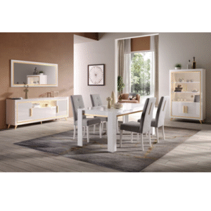 Enfilade Gold avec miroir
