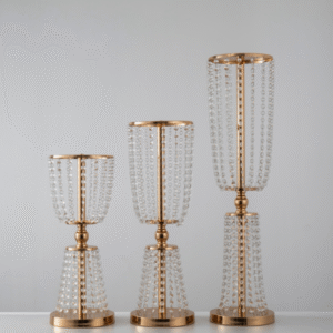 Vase mariage GM centre de table Or Argent YA005SL YA005GL/PCES