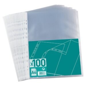 100 POCHETTE PERF NO NAME SACH A4 PP40 GRAINE INCOL
