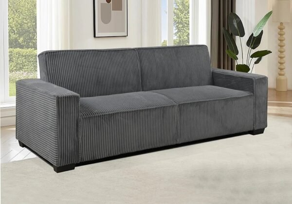 Canapé Convertible 3 Places H-9001DG 230x94x85 cm Gris