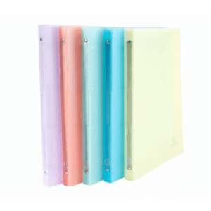 Classeur 4 anneaux 30 mm PP A4+ Chrom Pastel
