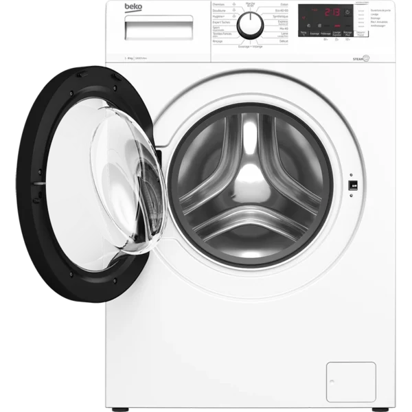 Lave-linge frontal 8Kg Beko WUV8412XBWS Blanc