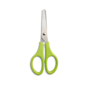 Ciseaux 15 cm lames acier inox bouts ronds anneaux symétriques SWING