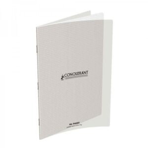 CONQUERANT Cahier Classique A4 Petits Carreaux 5mm 96 Pages Agrafes  INCOLORE