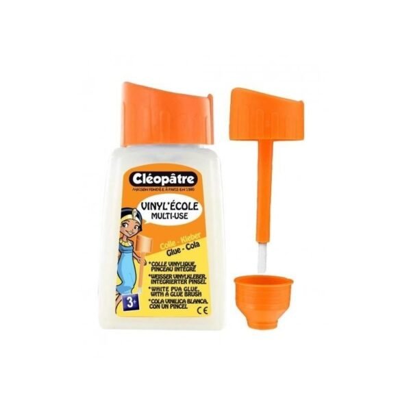 " COLLE VINYLIQUE  "" VINYL'ECOLE""  EN 80 GR AVEC PINCEAU  INCORPORE"