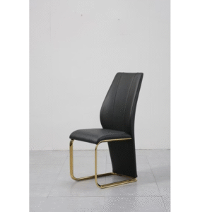 Chaise Dorée Noire 11277