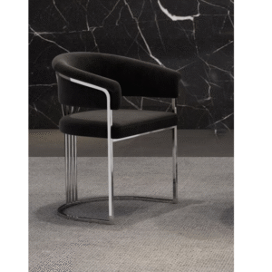 Chaise Argent Noire 11471