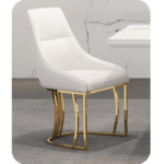 Chaise Dorée Beige 11653