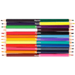 12 crayons de couleurs Bicolores ESQUISSE
