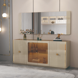 Bahut 1800X400X700 cm Beige Doré 90686