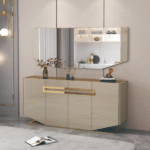 Bahut 1800 x 400 x 700 cm Beige Doré  90964