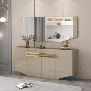 Bahut 1800 x 400 x 700 cm Beige Doré  90964