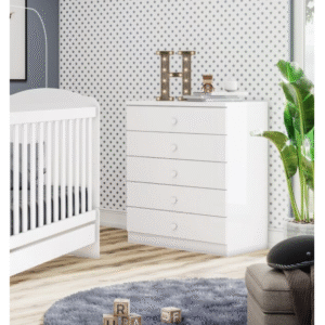 Commode de rangement 5 titoirs IA710-10 Blanc