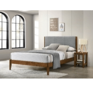 Lit Queen Size en Bois avec Lattes 160 x 200 cm  KF1193/160
