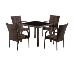 Table + 4 chaises pour terrasse A08/BCX19