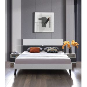 Lit 160 x 200 cm Blanc Bris DZ32
