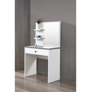 Coiffeuse Blanche Grise DZ33