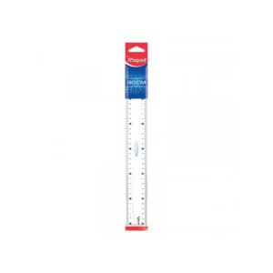 Règle plate triple décimètre 30cm avec poignée- Maped