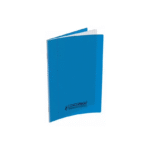 Cahier Classique A4 Grands Carreaux Seyès 140 Pages Agrafées Couverture Polypro Bleu